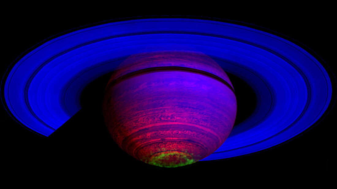 Satürn'ün Kutup Işıkları Yüksek Rakım Rüzgarları Tarafından Oluşturulabilir
