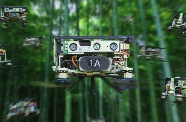 Drone Sürüleri, Ormanda Ürkütücü Bir Hassasiyetle Geziniyor