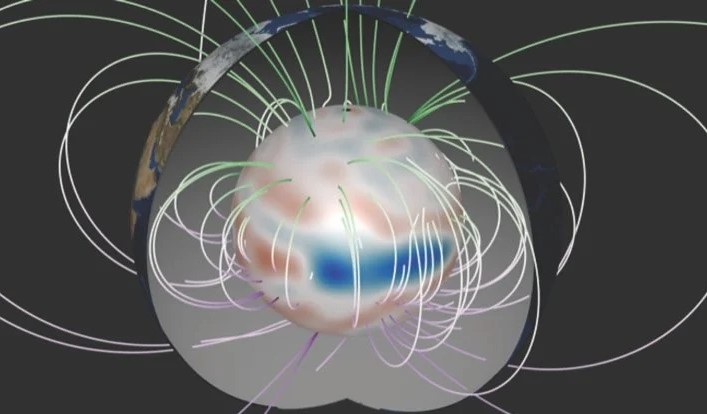 Dünyanın Çekirdeğinin Etrafında Salınan Dev Manyetik Dalgalar Keşfedildi