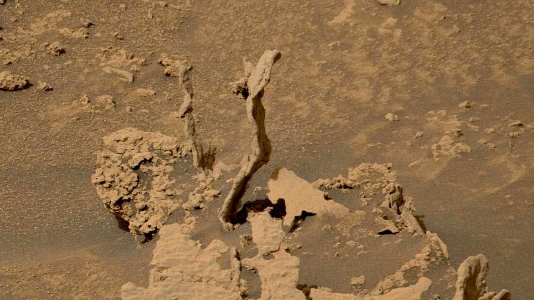 Curiosity Mars'ta Tuhaf Heykelsi Sivri Kaya Oluşumları Saptadı