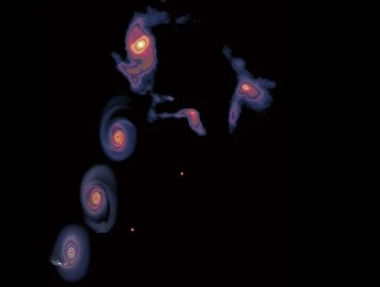 Gökbilimciler Samanyolu'nun Merkezinin Etrafında Dönen Tuhaf Bir Sarmal Cismi Keşfettiler