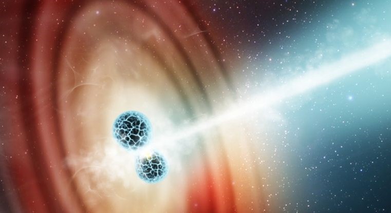Çarpışan Nötron Yıldızlarından Fırlayan Maddeler, Gözümüze Işık Hızından Daha Hızlı Göründü
