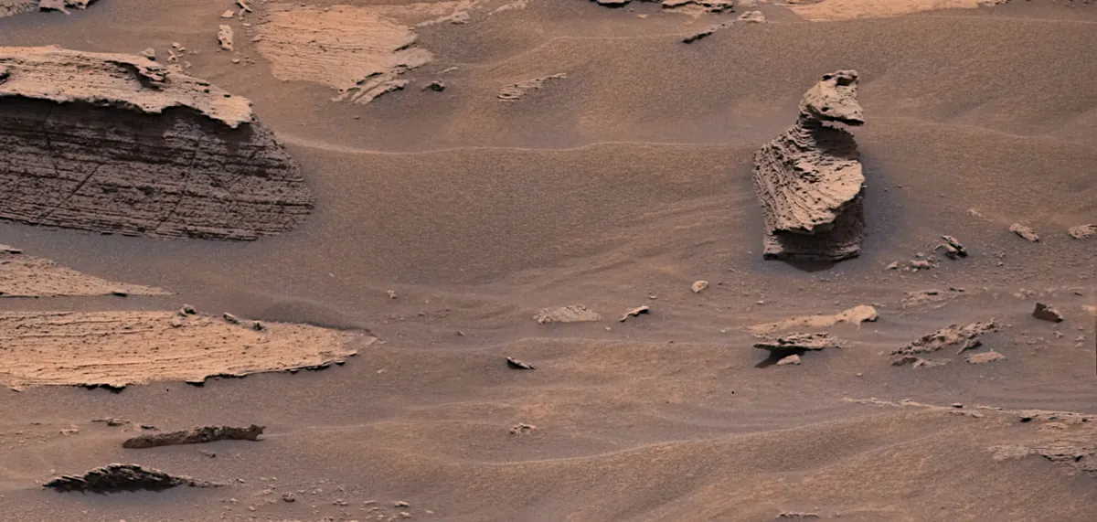 Curiosity, Mars'ta Taş Ördek Gördü