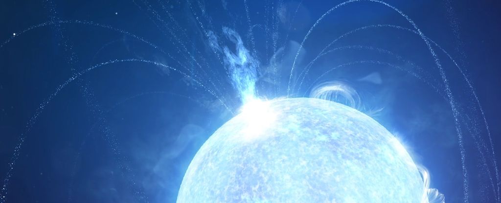 Yıldızda Tespit Edilen Gizemli Püskürme, Hızlı Radyo Patlamalarını Açıklamaya Yardımcı Olabilir