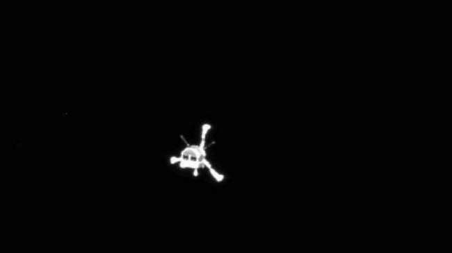 Philae'nin inişi böyle görüntülendi