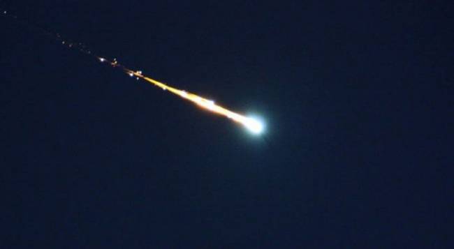 Son yılların en büyük meteoru dünyaya çarptı