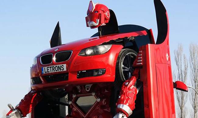 Türk mühendisler gerçek bir BMW Transformer yaptı!
