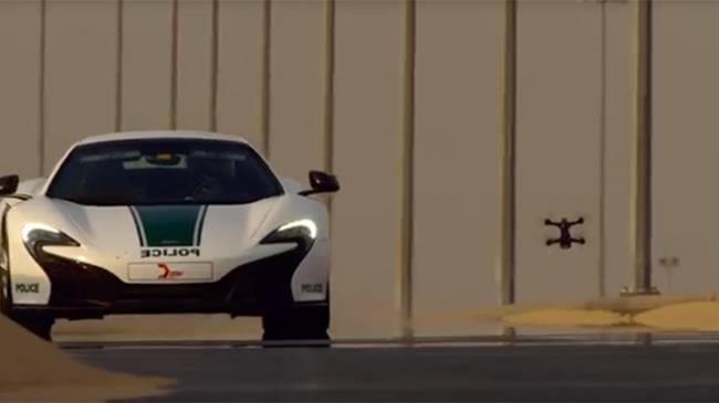 McLaren ve drone’un nefes kesen kapışması