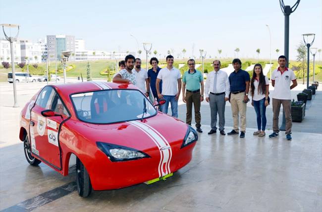 Namık Kemal Üniversitesi'nin elektrikli otomobili 'Kiraz' yarışlara hazır